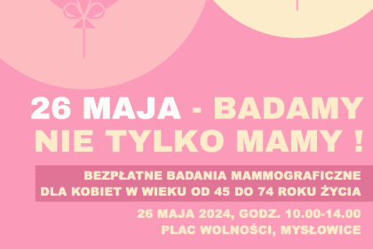 Bezpłatne badania mammograficzne dla kobiet