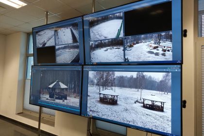 Odbiór prac związanych z realizacją inwestycji pn. „Monitoring miejski – etap I – zaprojektowanie, instalacja i budowa elementów monitoringu wizyjnego miasta Mysłowice na Górce Słupeckiej, Promenadzie i w Parku Zamkowym”.