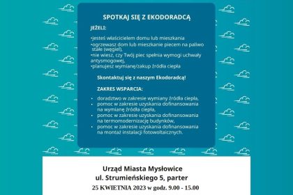 Konsultacje dla mieszkańców Mysłowic z ekodoradcą