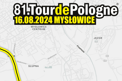 Mysłowice na mapie Tour de Pologne
