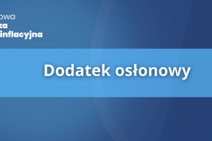Dodatek osłonowy!