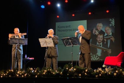 Koncert noworoczny w wykonaniu Tria Harmonijek Ustnych CON BRIO w Mysłowickim Ośrodku Kultury