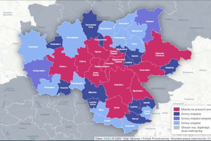 Informacja o konsultacjach projektu „Metropolitalnego Programu Działań Strategicznych” wraz z „Prognozą oddziaływania na środowisko”.