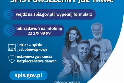 Zapraszamy do udziału w Narodowym Spisie Powszechnym!