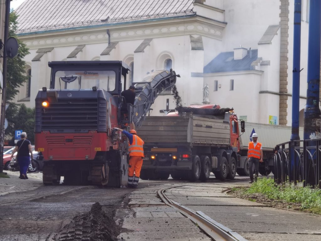 Zmiany w organizacji ruchu w związku z modernizacją infrastruktury torowo – sieciowej na linii tramwajowej nr 14 w Mysłowicach