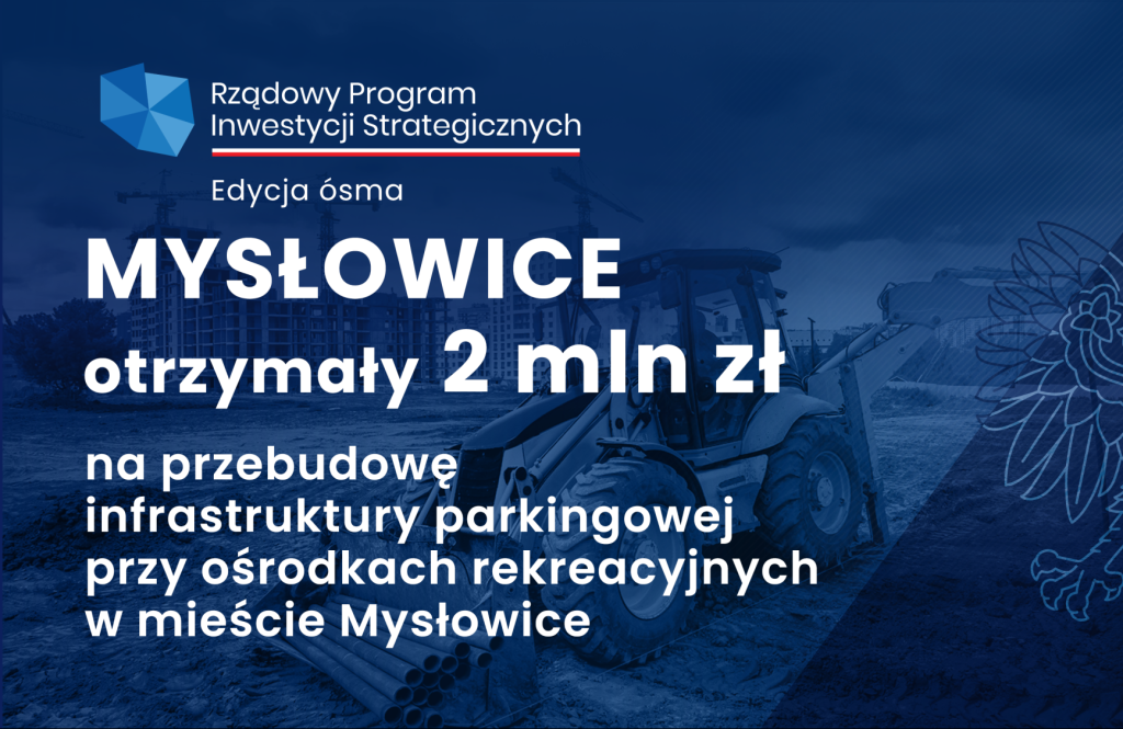 2 mln zł na przebudowę infrastruktury parkingowej przy ośrodkach rekreacyjnych w mieście Mysłowice