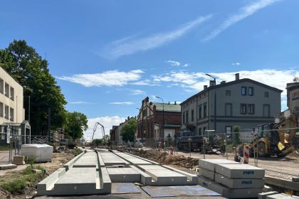 Dobre wiadomości z placu budowy torowisk tramwajowych w Mysłowicach